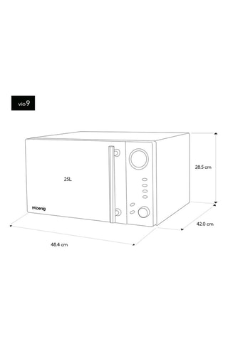 Microonde e grill - 25 l - 900 e 1000 W