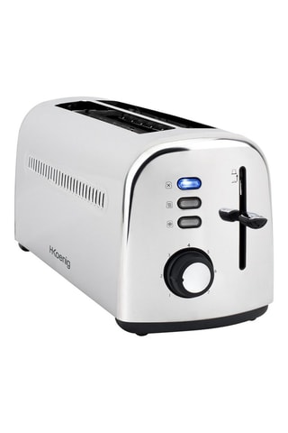 Tostapane - 2 fessure XL - Grigio e nero