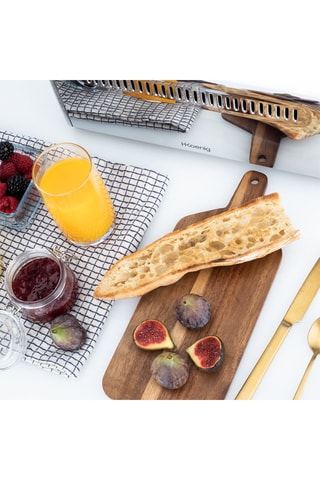 Tostapane - 2 fessure XL - Grigio e nero