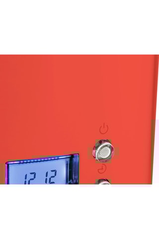 Caffettiera programmabile - Rosso - 1,5 l - 1000 W - Argentato, nero e rosso