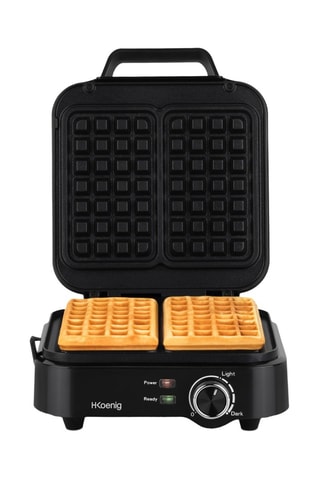 Máquina de waffles - 1200 W - 2 waffles