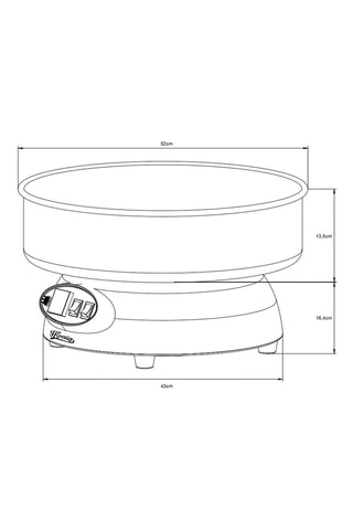 Máquina de algodão doce - 1200 W