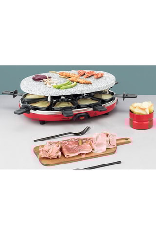 Máquina para raclette 4 em 1 - 8 pessoas - Recondicionado - Classe A - 900 W