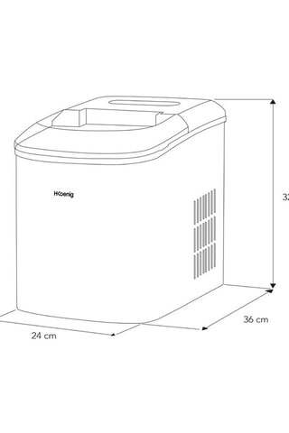 Macchina per il ghiaccio - 2,1 l - 120 W