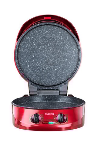 Máquina de tarte - 1800 W - 30 cm - Preto e vermelho