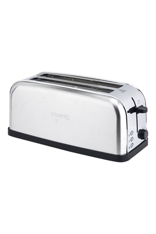 Tostapane speciale baguette - 2 scomparti - Argentato e grigio