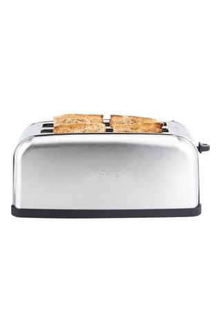 Tostapane speciale baguette - 2 scomparti - Argentato e grigio