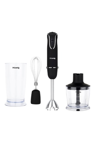 Frullatore a immersione 4 in 1 - 850 W - Argentato e nero