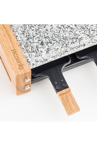 Máquina para raclette e pedra de cozedura - 2 pessoas - 350 W