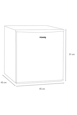Mini frigorífico - 45 l