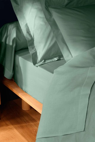 Funda de almohada de algodón 57 hilos/cm² Lina - Salvia