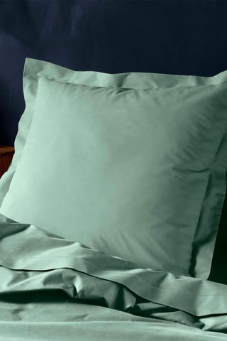 Funda de almohada de algodón 57 hilos/cm² Lina - Salvia