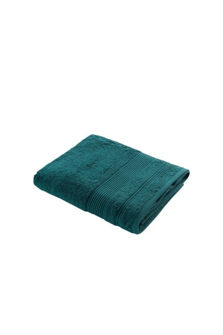 Toalla de baño Tendresse - Verde esmeralda - 90 x 150 cm