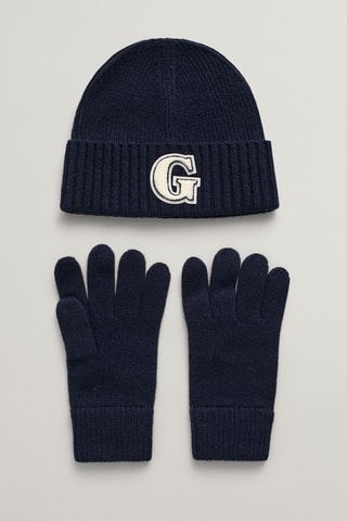 Set accessori in lana - Navy