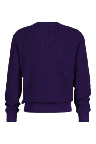 Maglia regular in lana - Viola