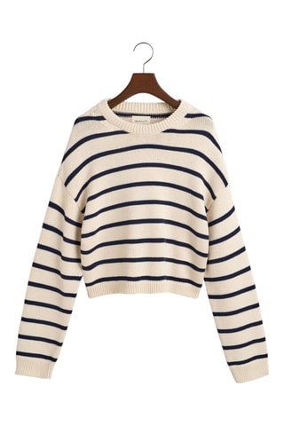 Maglia relaxed - Crema