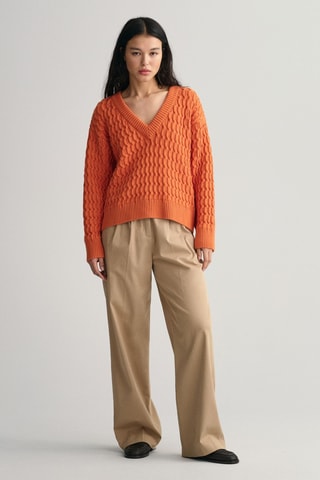 Maglia in cotone bio - Arancione