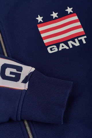 Felpa con cerniera - Navy