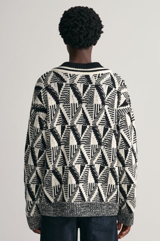 Maglia in lana - Nero e bianco