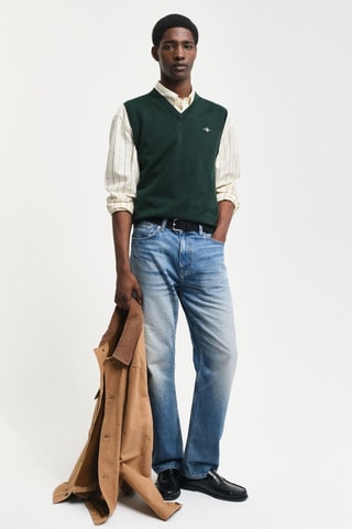 Maglia regular senza maniche - Verde scuro