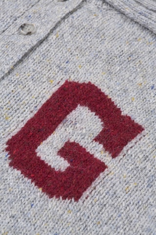 Maglia oversize in lana e alpaca - Grigio