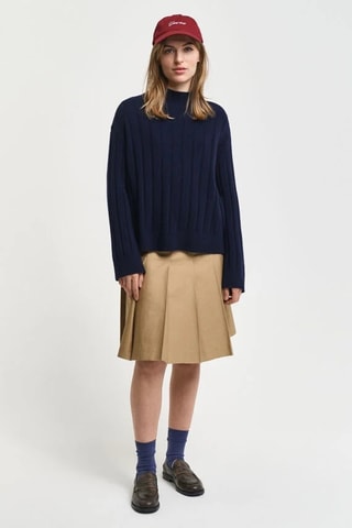 Maglia in lana d’agnello - Navy