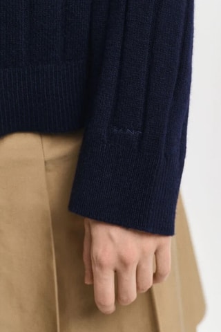 Maglia in lana d’agnello - Navy