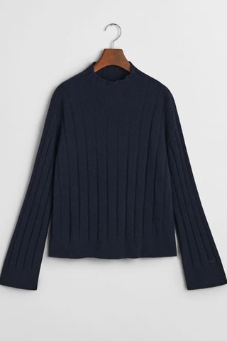 Maglia in lana d’agnello - Navy