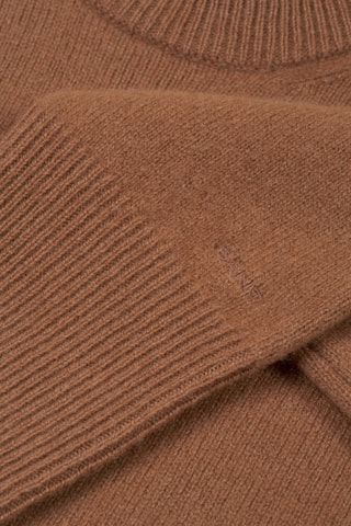 Maglia relaxed in lana e cashmere - Marrone