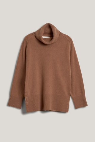 Maglia in lana e cashmere - Marrone