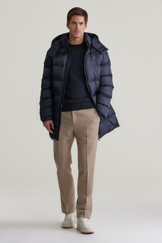 Maglia relaxed in cashmere - Navy