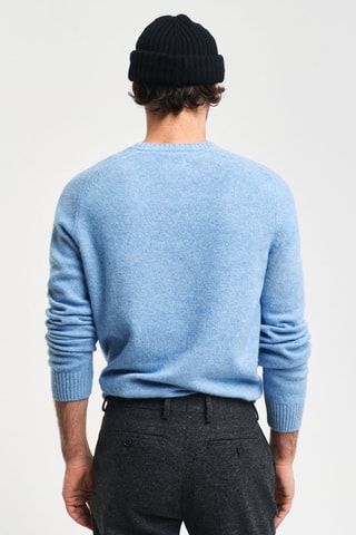 Maglia in lana - Celeste melange