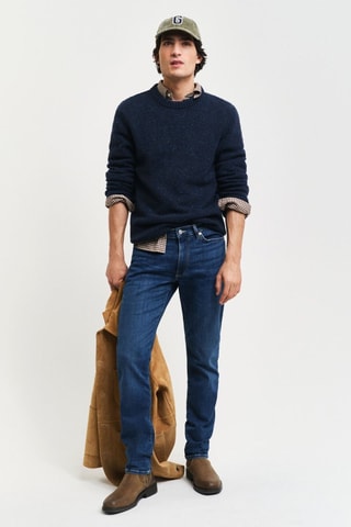 Maglia in lana - Navy melange