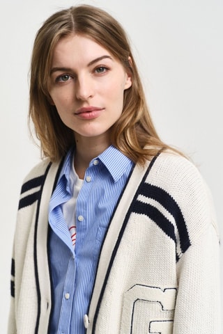 Cardigan in lana - Crema