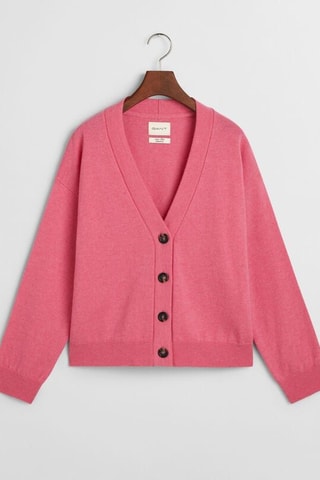 Cardigan in lana d’agnello - Rosa