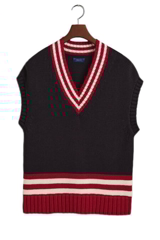 Maglia oversize in lana - Navy