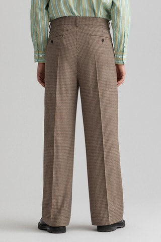 Pantaloni in lana - Marrone