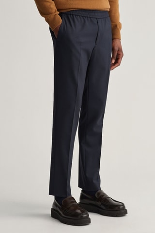 Pantaloni in lana - Nero