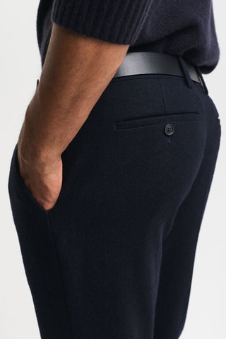 Pantaloni in lana - Nero