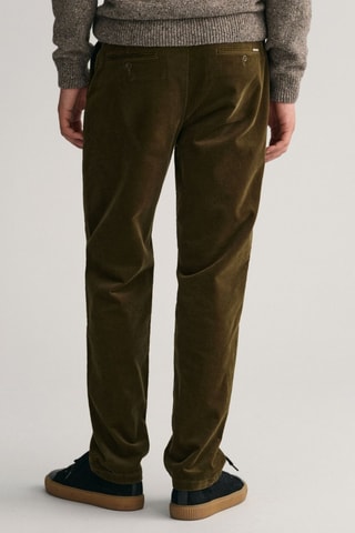 Pantaloni chino slim - Verde oliva