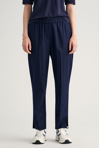 Pantaloni in lana - Navy