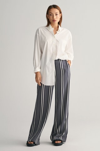 Pantaloni wide legs - Navy