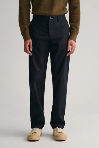 Pantaloni chino straight - Nero