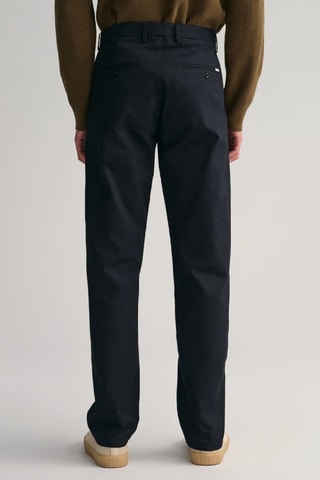 Pantaloni chino straight - Nero