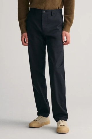 Pantaloni chino straight - Nero