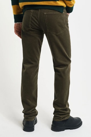 Pantaloni regular - Verde oliva