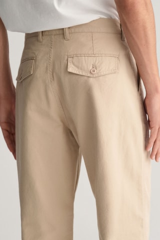 Pantaloni chino regular - Beige
