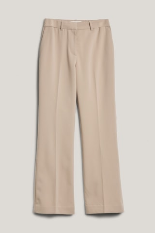 Pantaloni flare a vita alta - Beige
