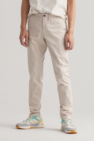 Pantaloni in cotone bio - Ecrù