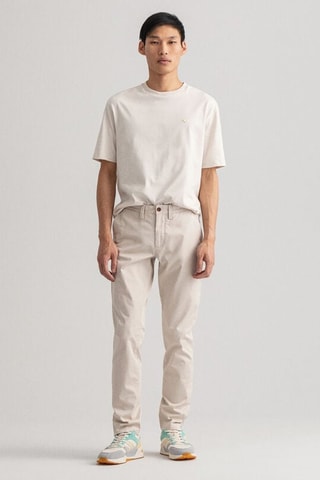 Pantaloni in cotone bio - Ecrù